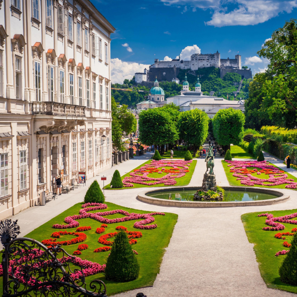 Palácio de Mirabell na Áustria